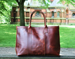 Oversized Leather Tote Bag