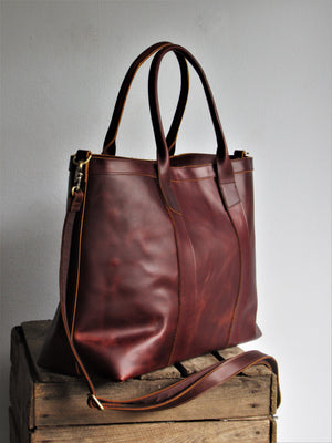 Oversized Leather Tote Bag