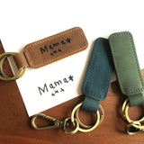 Personalised Leather Keyring Gift