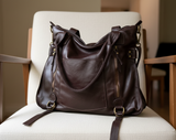 Soft Brown Leather Tote