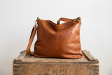 Tan Leather Crossbody Bag - Fidelio Bags