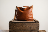 Tan Leather Crossbody Bag - Fidelio Bags