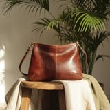 Small Leather Crossbody Bag Clutch - Fidelio Bags