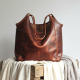 Brown Sling Tote Bag - Fidelio Bags