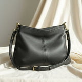 Mini Leather Crossbody Bag, Small Black Clutch Purse - Fidelio Bags