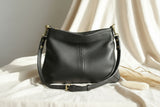 Mini Leather Crossbody Bag, Small Black Clutch Purse - Fidelio Bags
