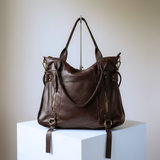 Soft Brown Leather Tote