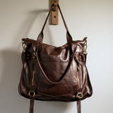 Soft Brown Leather Tote