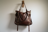 Soft Brown Leather Tote