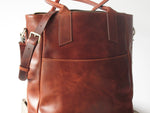 Cognac Leather Tote