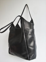 Black Sling Tote Bag