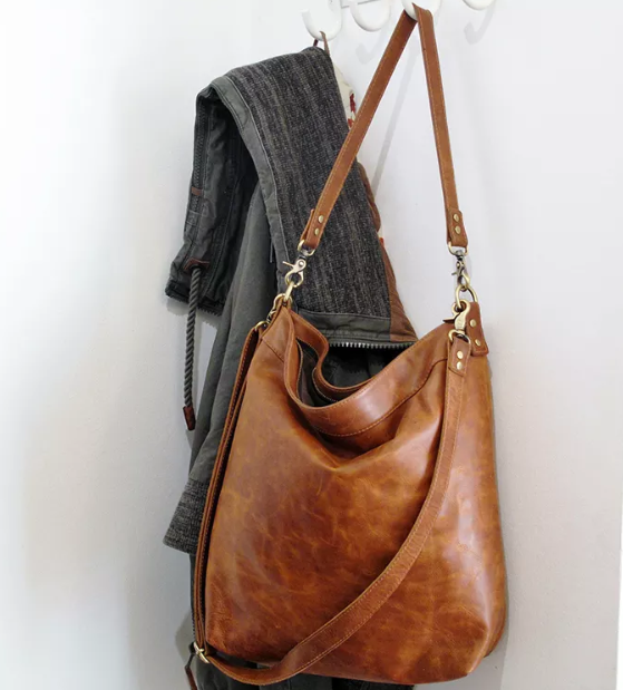 Tan Leather Hobo Bag – Fidelio Bags